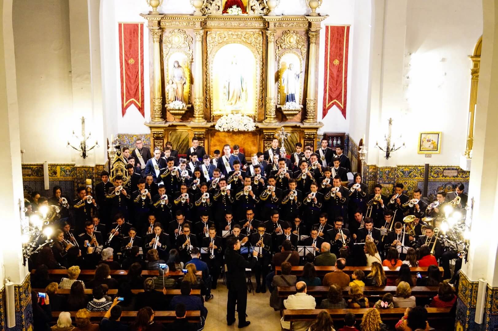 Concierto de la Banda juvenil de Las Cigarreras en memoria de Mario González en 2015