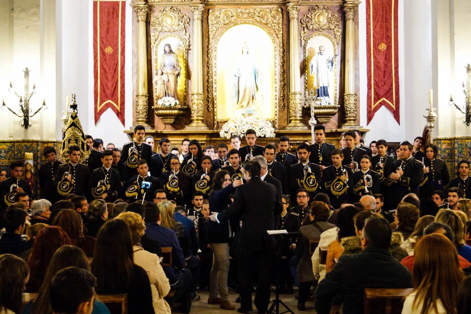 Concierto de la Banda juvenil de Las Cigarreras en memoria de Mario González en 2015