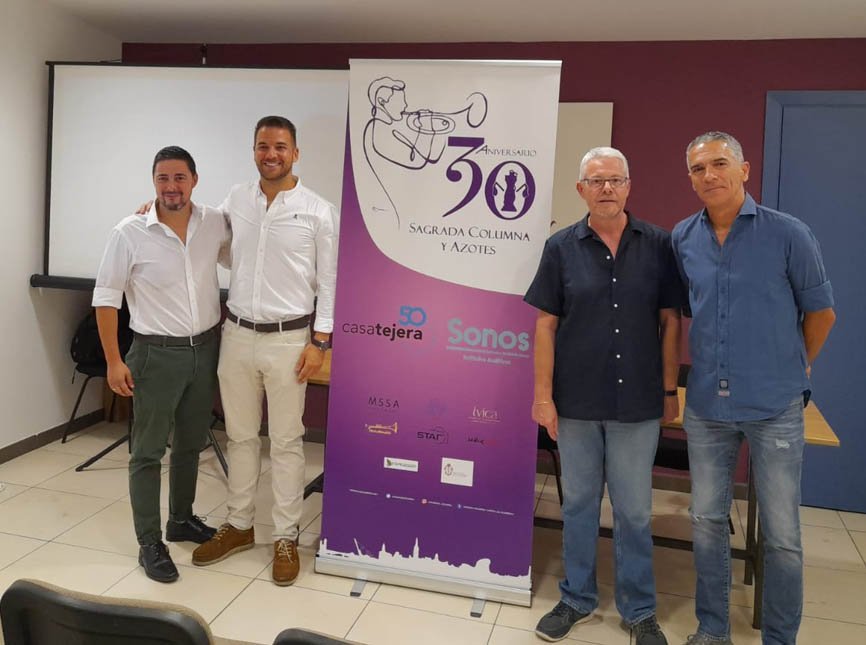 Actividades del 30º aniversario de la banda Sagrada Columna y Azotes