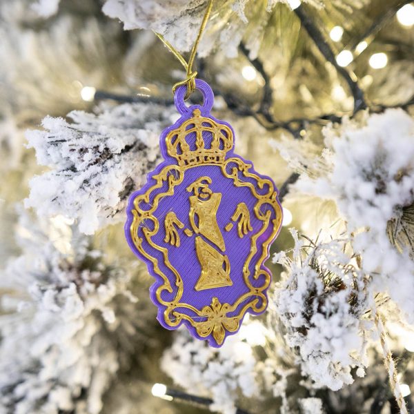 Adorno navideño morado | La tienda de Las Cigarreras