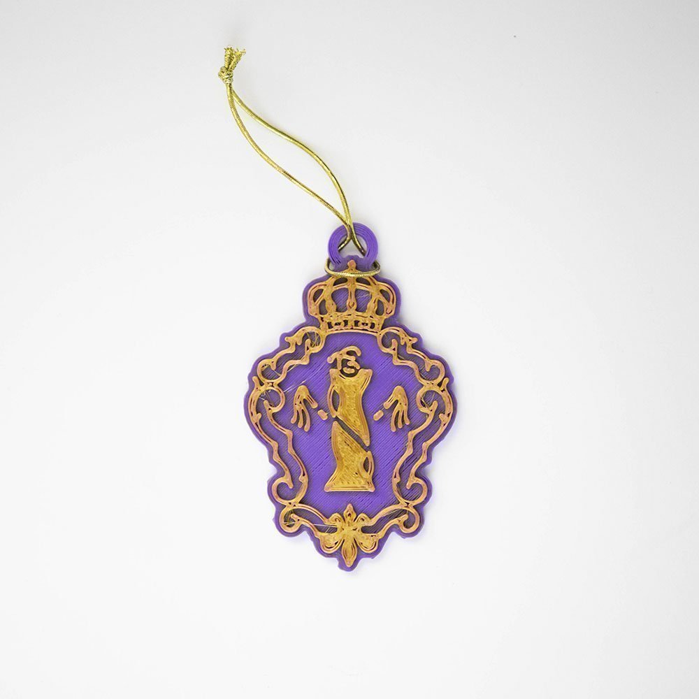 Adorno navideño morado | La tienda de Las Cigarreras