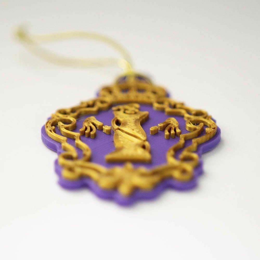 Adorno navideño morado | La tienda de Las Cigarreras