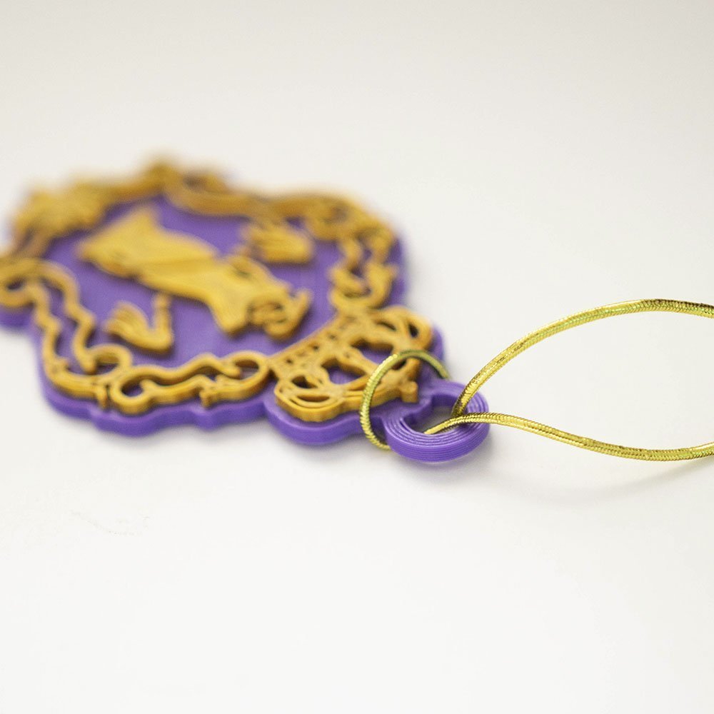 Adorno navideño morado | La tienda de Las Cigarreras