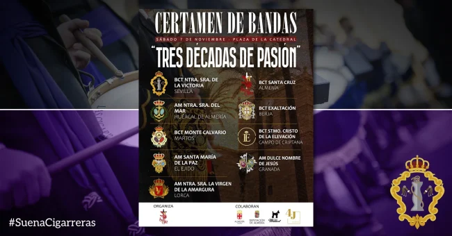 Concierto de Las Cigarreras en Almería 2026